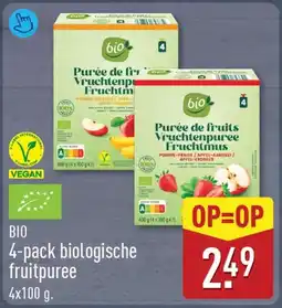 ALDI Bio biologische fruitpuree aanbieding