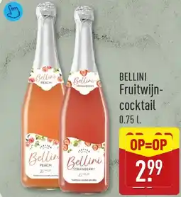 ALDI Bellini fruitwijn cocktail aanbieding