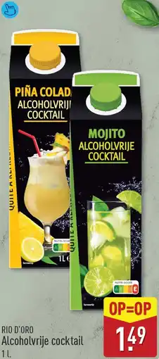 ALDI Rio d'oro alcoholvrije cocktail aanbieding