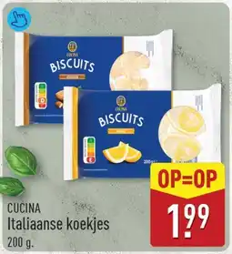 ALDI Cucina italiaanse koekjes aanbieding