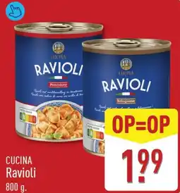 ALDI Cucina ravioli aanbieding