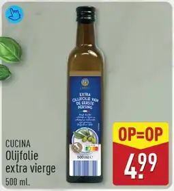 ALDI Cucina olijfolie extra vierge aanbieding