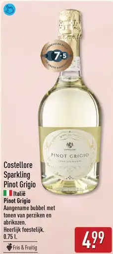ALDI Costellore sparkling pinot grigio aanbieding