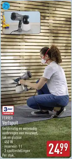 ALDI Ferrex verfspuit aanbieding