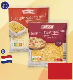 ALDI Milsani geraspte kaas aanbieding