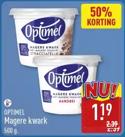 ALDI Optimel magere kwark aanbieding