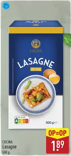 ALDI Cucina lasagne aanbieding