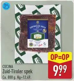 ALDI Cucina zuid-tiroler spek aanbieding
