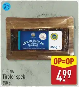 ALDI Cucina tiroler spek aanbieding