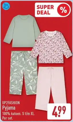 ALDI Up2fashion pyjama aanbieding