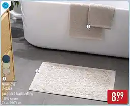 ALDI Novitesse jacquard badmatten aanbieding