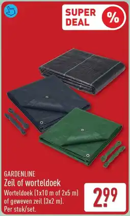 ALDI Gardenline zeil of worteldoek aanbieding