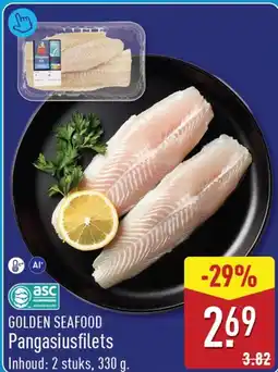 ALDI Golden seafood pangasiusfilets aanbieding