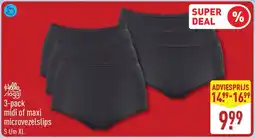 ALDI Midi of maxi microvezelslips aanbieding