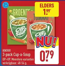 ALDI Knorrcup-a-soup aanbieding