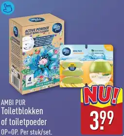ALDI Ambi pur toiletblokken of toiletpoeder aanbieding