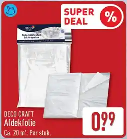 ALDI Deco craft afdekfolie aanbieding