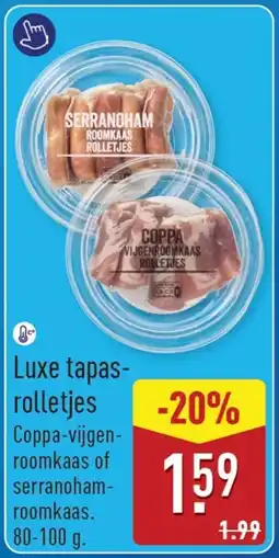 ALDI Luxe tapas rolletjes aanbieding