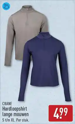 ALDI Crane hardloopshirt lange mouwen aanbieding