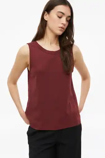 Wehkamp s.Oliver relaxed fit top - donkerrood aanbieding