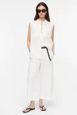 Wehkamp comma linnen blouse - wit aanbieding