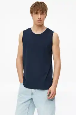 Wehkamp s.Oliver regular fit tanktop - donkerblauw aanbieding