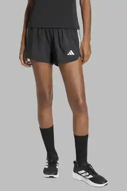 Wehkamp adidas Performance senior sportshort zwart/wit aanbieding