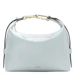 Wehkamp Furla leren schoudertas Tonie M lichtblauw aanbieding