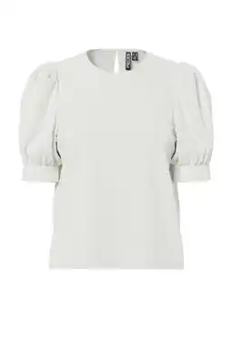 Wehkamp PIECES Curve top wit aanbieding