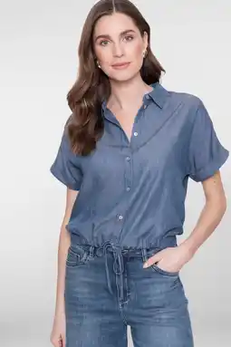 Wehkamp Geisha blouse blauw aanbieding