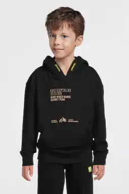 Wehkamp Me & My Monkey hoodie met printopdruk zwart aanbieding