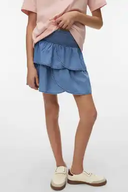 Wehkamp VERO MODA GIRL spijkerrok light blue denim aanbieding