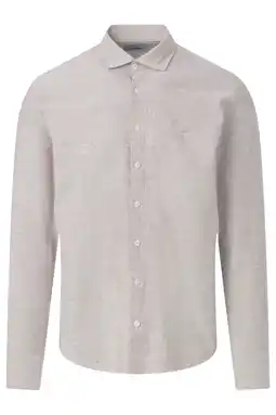 Wehkamp Campbell regular casual overhemd zand aanbieding