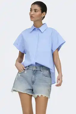 Wehkamp ONLY gestreept T-shirt - blauw aanbieding
