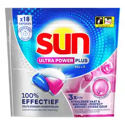 PLUS Sun Ultra Power Plus vaatwascapsules aanbieding