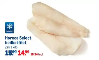 Makro Horeca Select heilbotfilet aanbieding