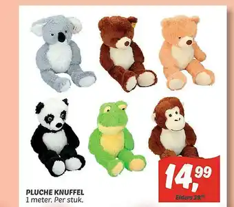 Dekamarkt Pluche Knuffel aanbieding