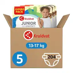 Kruidvat Kruidvat Junior Maat 5 Luiers Volumedoos aanbieding