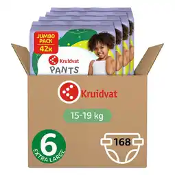 Kruidvat Kruidvat Pants Extra Large Maat 6 Luierbroekjes Volumedoos aanbieding