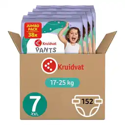 Kruidvat Kruidvat Pants Maat 7 XXL Luierbroekjes Volumedoos aanbieding