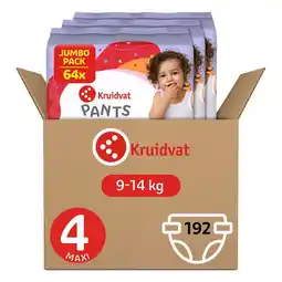 Kruidvat Kruidvat Pants Maxi Maat 4 Luierbroekjes Volumedoos aanbieding
