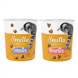 Zooplus Smilla crunchy snacks proefmix 2 x 125 g - Hearties & Crossies (2 x 125 g) aanbieding