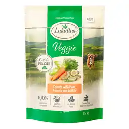 Zooplus Lukullus Koudgeperste Veggie - Voordeelpakket: 4 x 1,5 kg: Nieuw Recept aanbieding