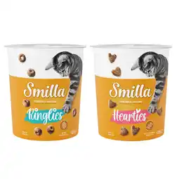 Zooplus Smilla crunchy snacks proefmix 2 x 125 g - Hearties & Ringlies (2 x 125 g) aanbieding