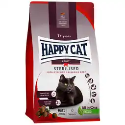 Zooplus Happy Cat Sterilised Adult Rund Kattenvoer - 1,3 kg aanbieding