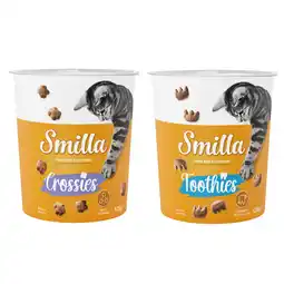 Zooplus Smilla crunchy snacks proefmix 2 x 125 g - Toothies & Crossies (2 x 125 g) aanbieding