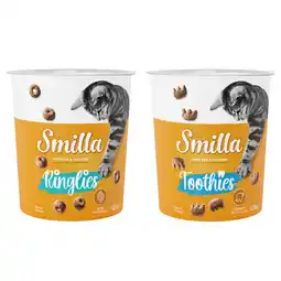 Zooplus Smilla crunchy snacks proefmix 2 x 125 g - Toothies & Ringlies aanbieding