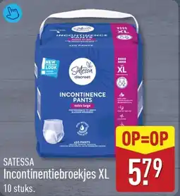 ALDI Satessa incontinentiebroekjes xl aanbieding