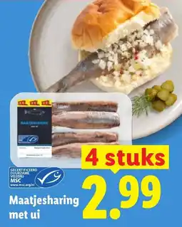 Lidl Maatjesharing met ui aanbieding
