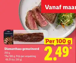 Lidl Diamanthaas gemarineerd aanbieding